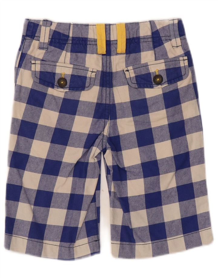 Boden Pantalones cortos chinos para niños 6-7 años W22 Blue Gingham