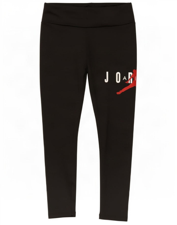 Jordan Leggings gráficos para niña 8-9 años Pequeño Negro Poliéster
