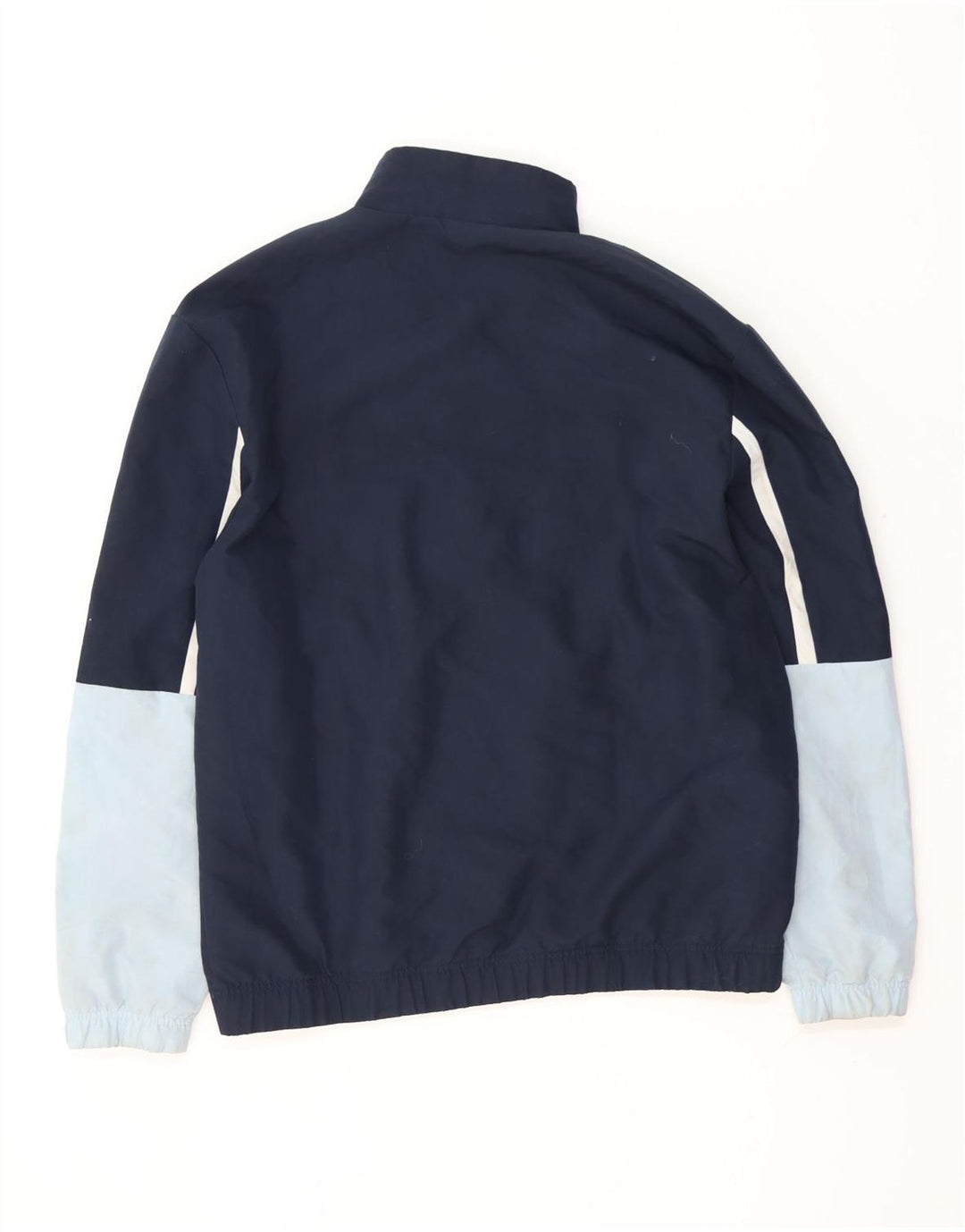 Adidas Hombre Chándal Top Chaqueta Medio Azul Marino Colorblock Poliéster