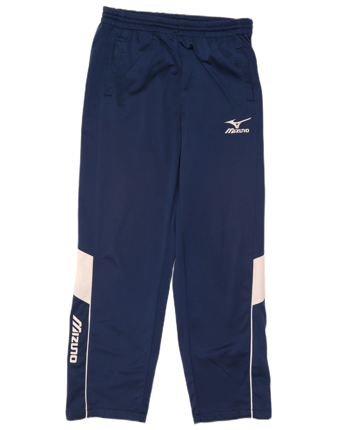 Mizuno Hombre Pantalones De Chándal Con Gráfico Grande Azul Marino Colorblock
