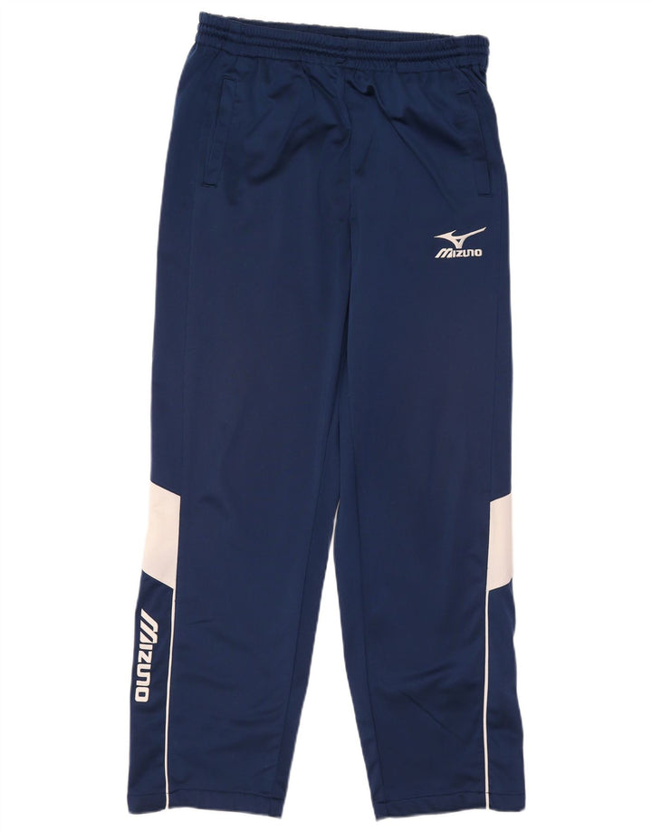 Mizuno Hombre Pantalones De Chándal Con Gráfico Grande Azul Marino Colorblock