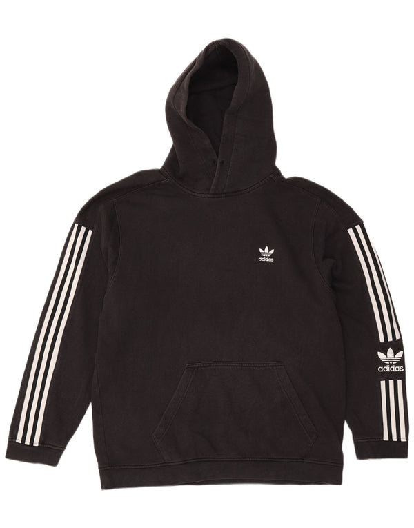 Adidas Hombre Sudadera Con Capucha Jumper Medium Negro Algodón
