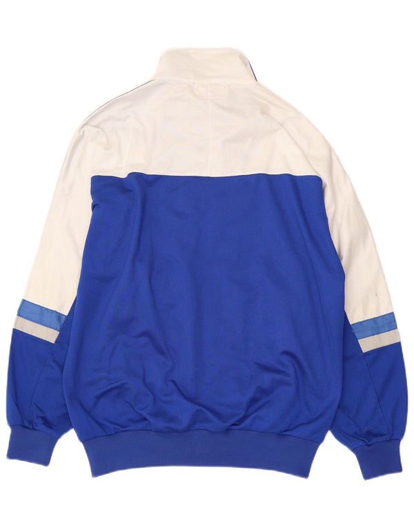 ASICS Chaqueta superior de chándal con gráfico para mujer IT 42 Medium Blue Colourblock