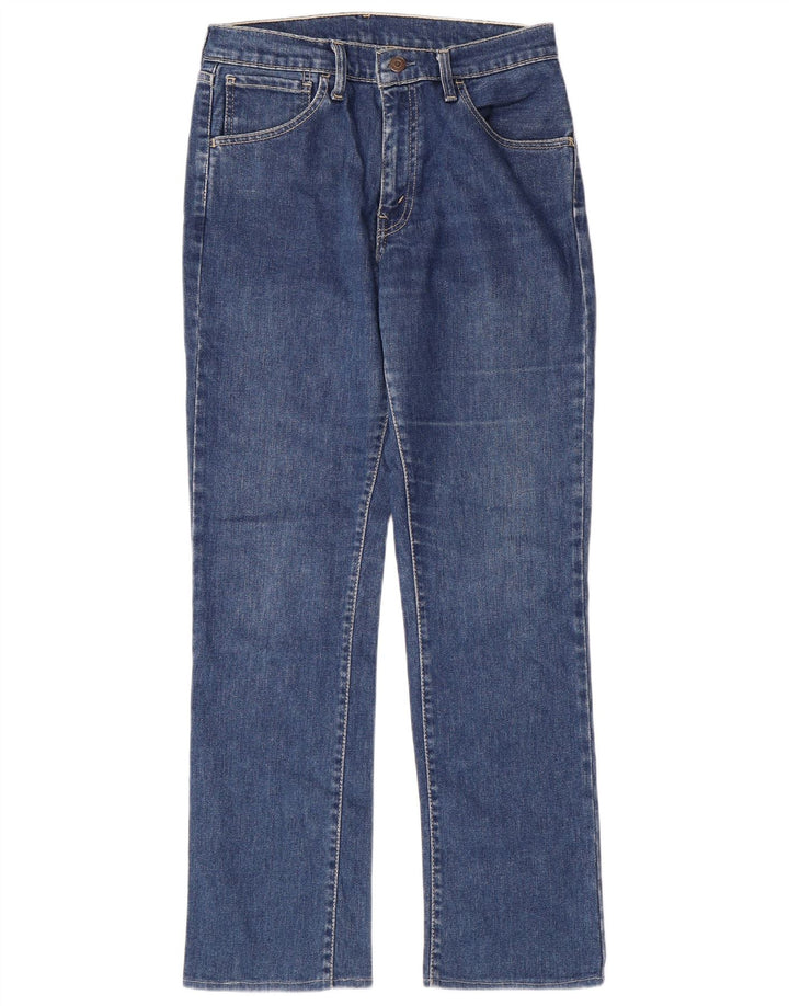 LEVI'S Womens Straight Jeans W32 L29 Blue Cotton