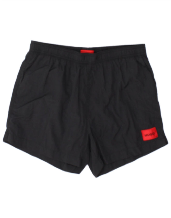 Pantalones Cortos Deportivos Hugo Boss Hombre XL Poliamida Negro