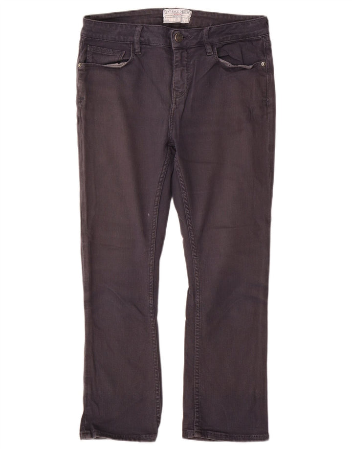 Vaqueros recortados para mujer Fat Face UK 10 Small W28 L23 Algodón gris