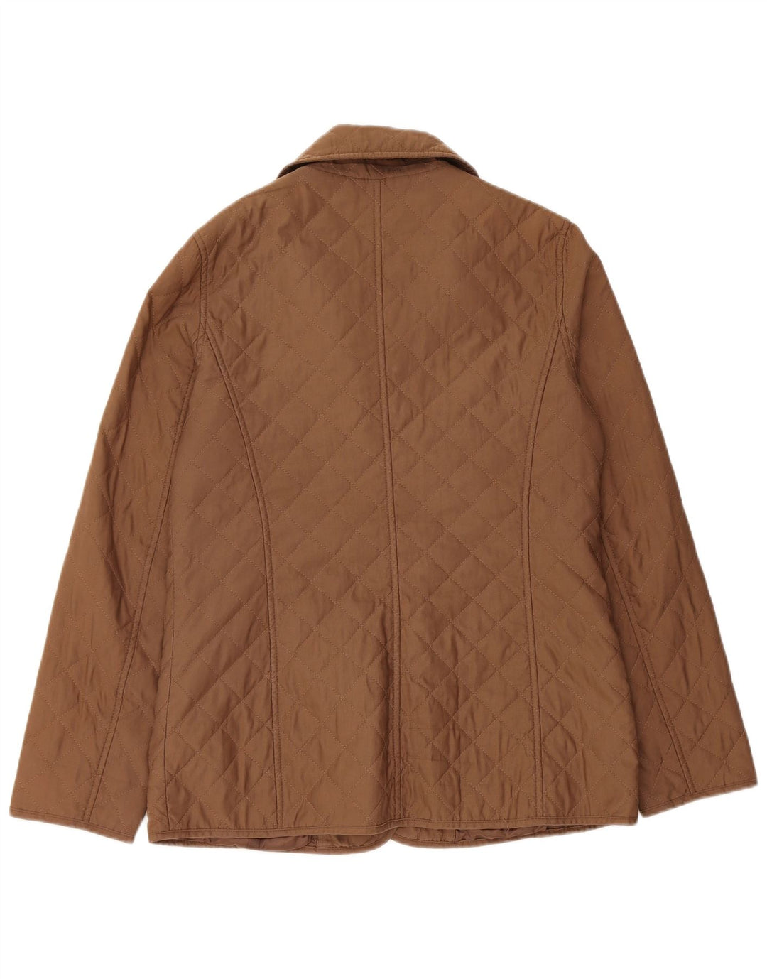 Michael Kors Chaqueta acolchada para mujer UK 14 Poliéster marrón medio