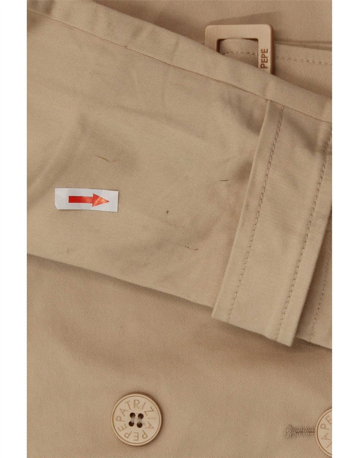 Patrizia Pepe Gabardina Mujer IT 44 Algodón Beige Medio