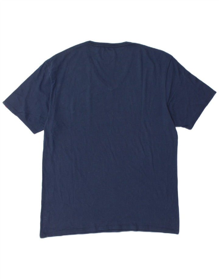 LEVI'S Camiseta Hombre Top 2XL Azul Marino Algodón