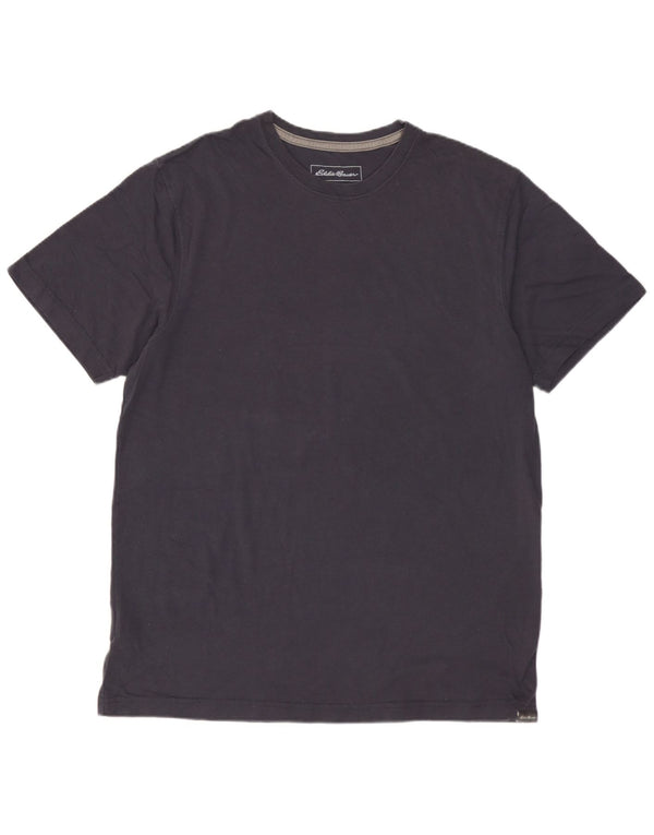 EDDIE BAUER Camiseta Hombre Top Algodón Gris Medio