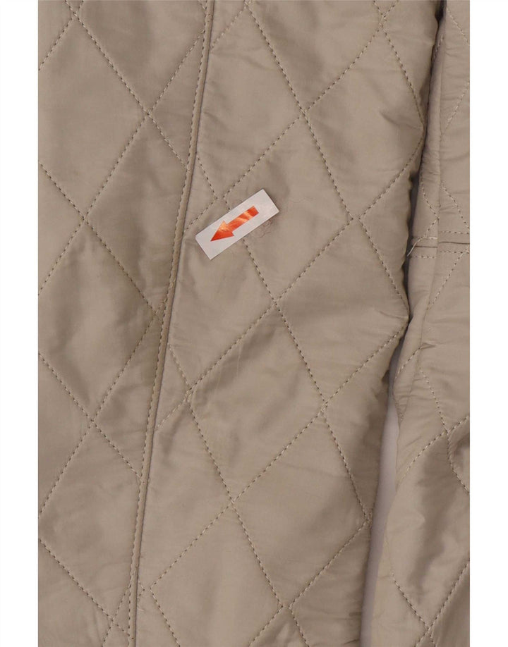 Barbour Chaqueta acolchada para mujer UK 8 Small Off White Poliamida