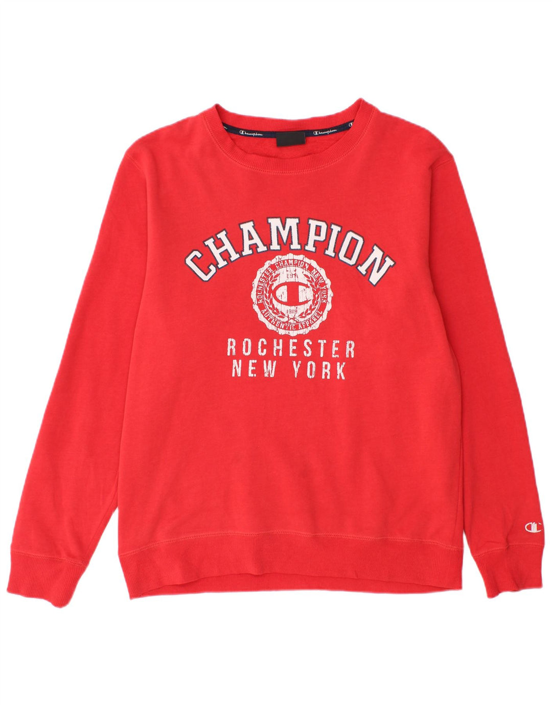 Champion Sudadera Gráfica para Hombre Jersey Jersey Mediano Rojo Poliéster