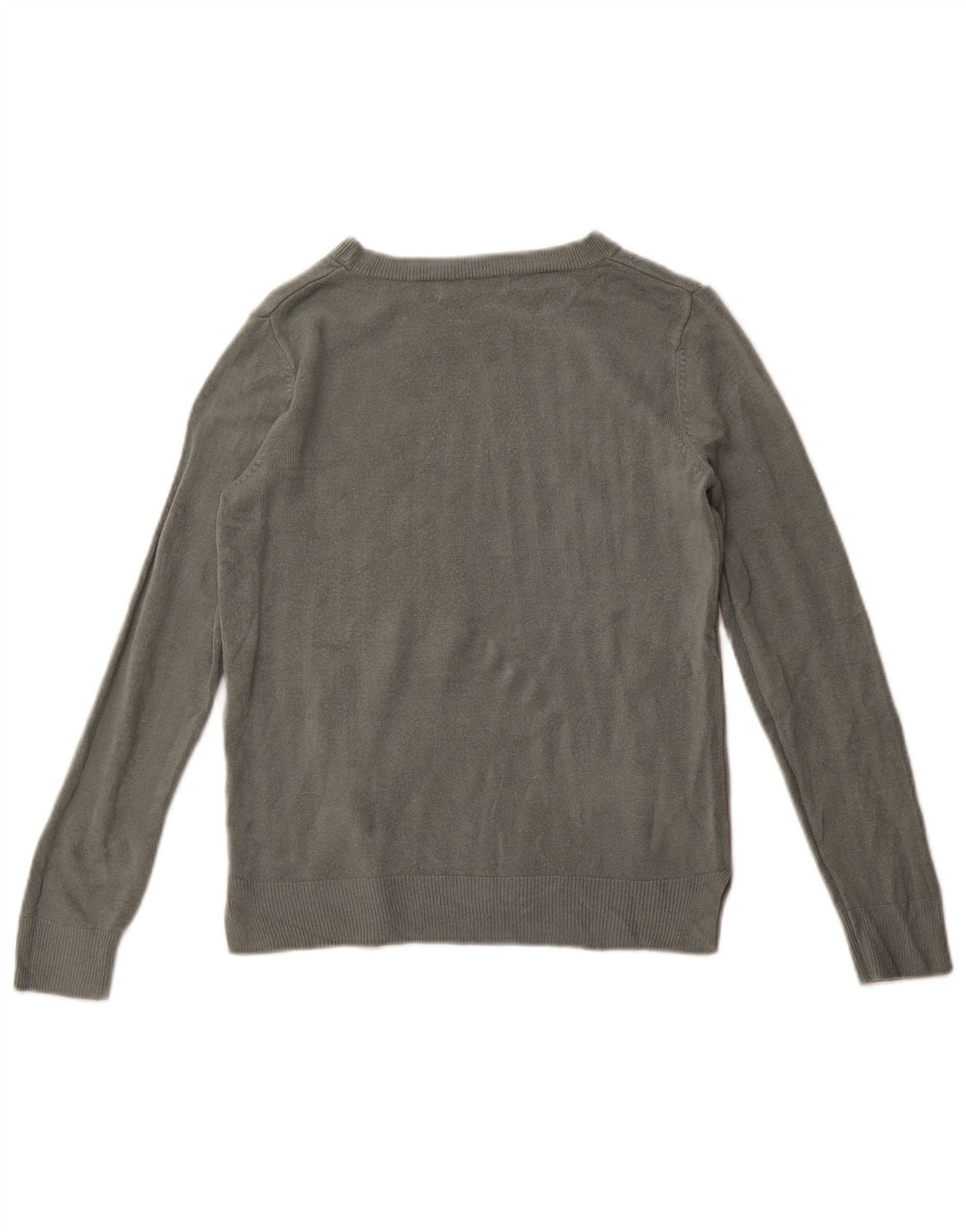 Marks & Spencer Suéter tipo jersey con cuello barco para mujer UK 10 Small Khaki