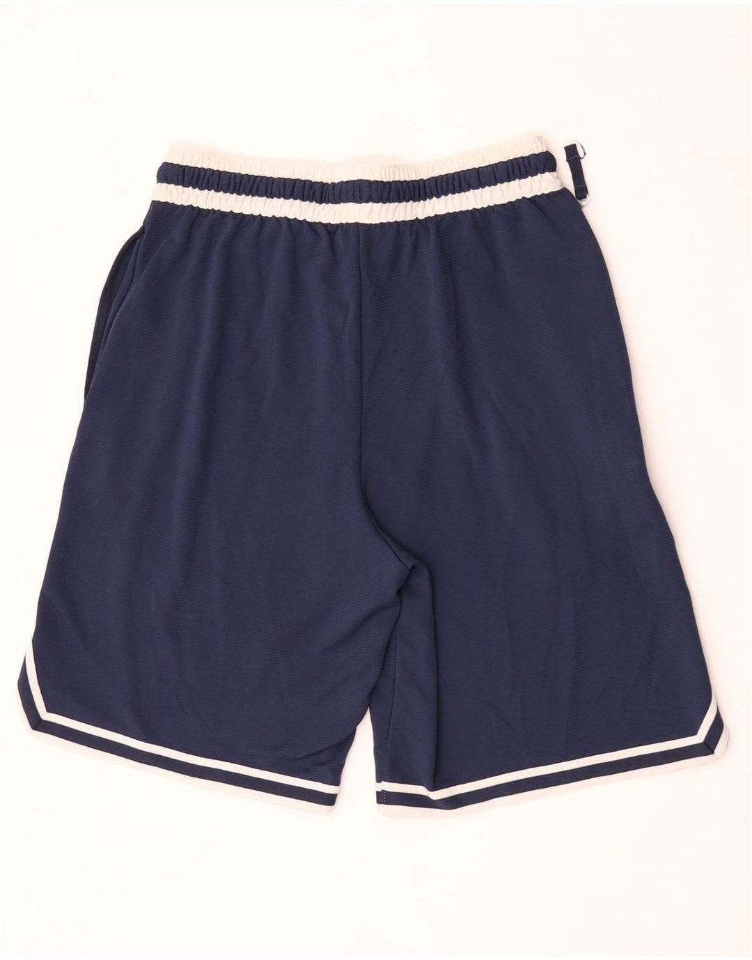 Pantalón corto deportivo Nike para hombre Poliéster color block azul marino mediano