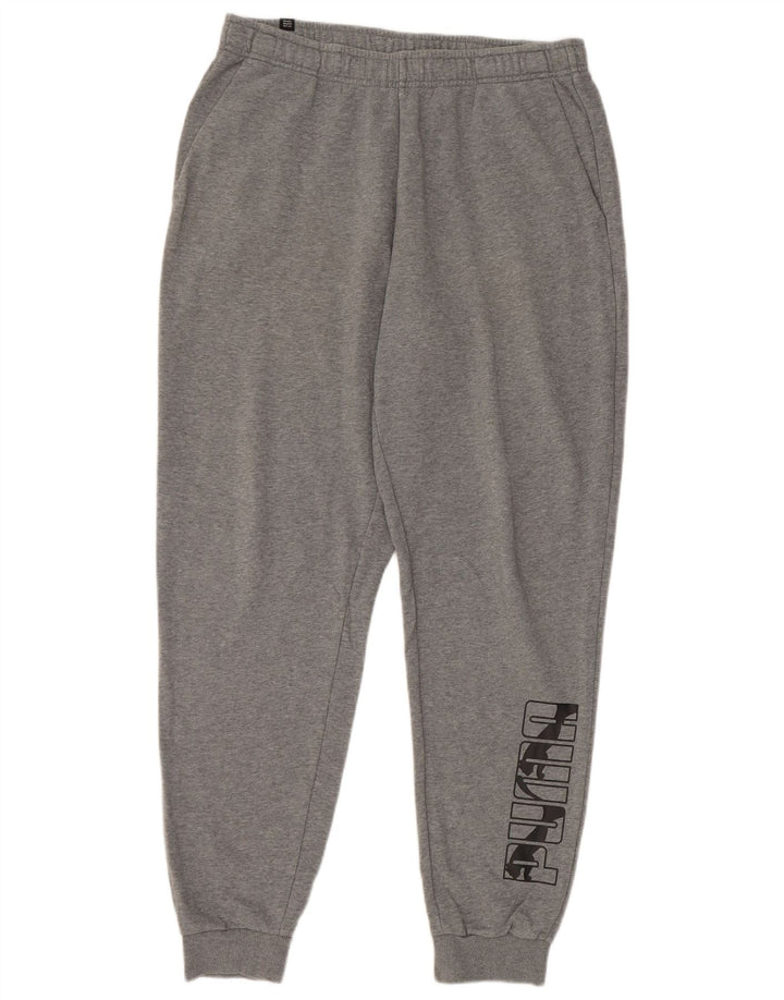 Puma Pantalones De Chándal Gráficos Para Hombre Joggers Grande Gris