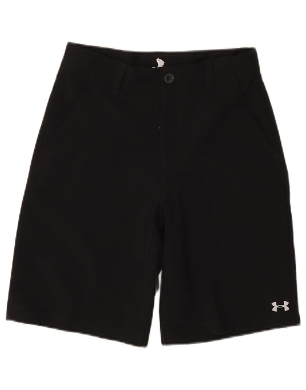 Under Armour Pantalones cortos chinos para niña 11-12 años W26 Poliéster negro