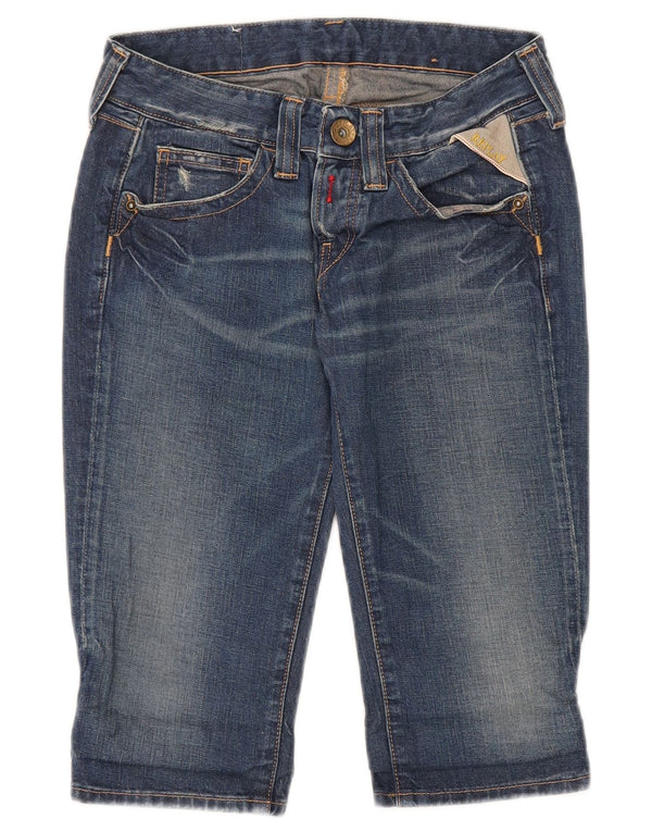 Shorts Vaqueros Mujer Replay W24 XS Algodón Azul