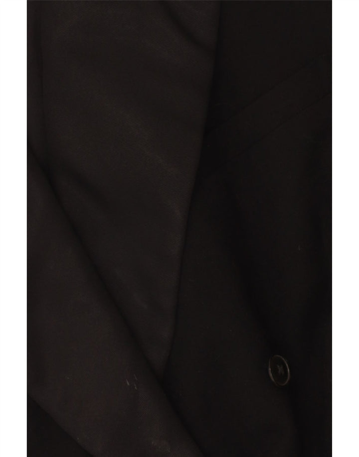 Burton Chaqueta tipo blazer extragrande con doble botonadura para mujer UK 6 XS Negro