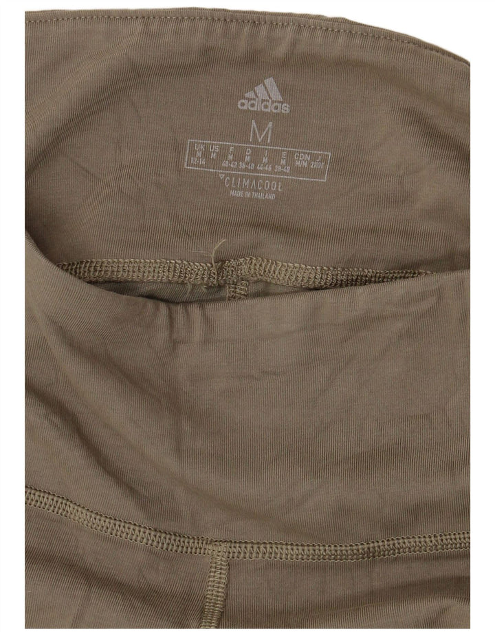Adidas Mujer Climacool Leggings Reino Unido 12/14 Mediano Caqui