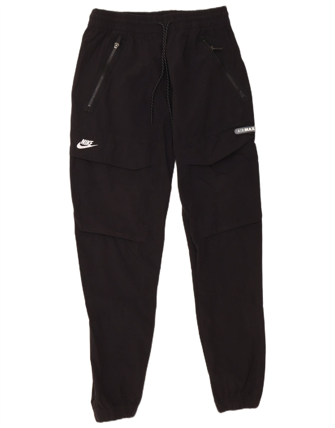 NIKE Hombre Cargo Chándal Pantalones Joggers Medium Negro Nylon