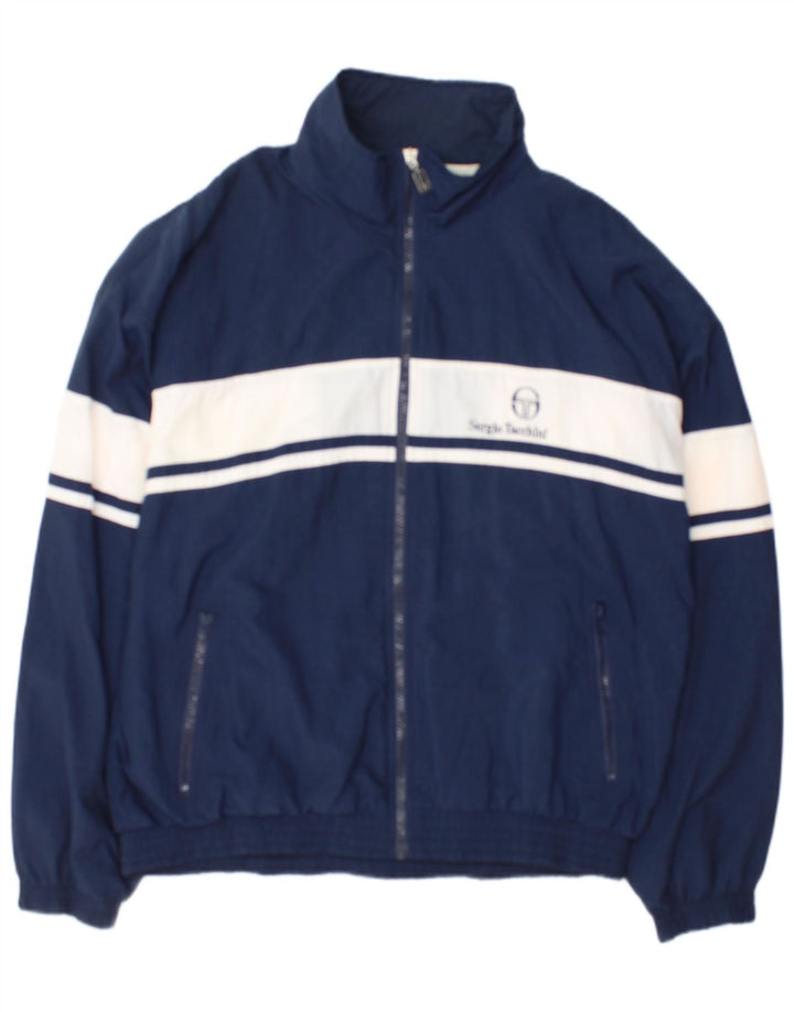 Sergio Tacchini Chaqueta de chándal para hombre IT 50 Medium Azul marino