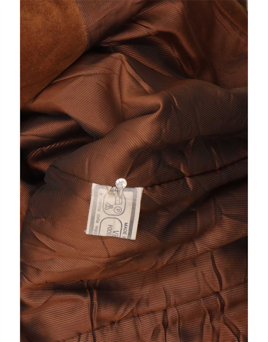 Chaqueta de ante vintage para mujer IT 44 Cuero beige medio