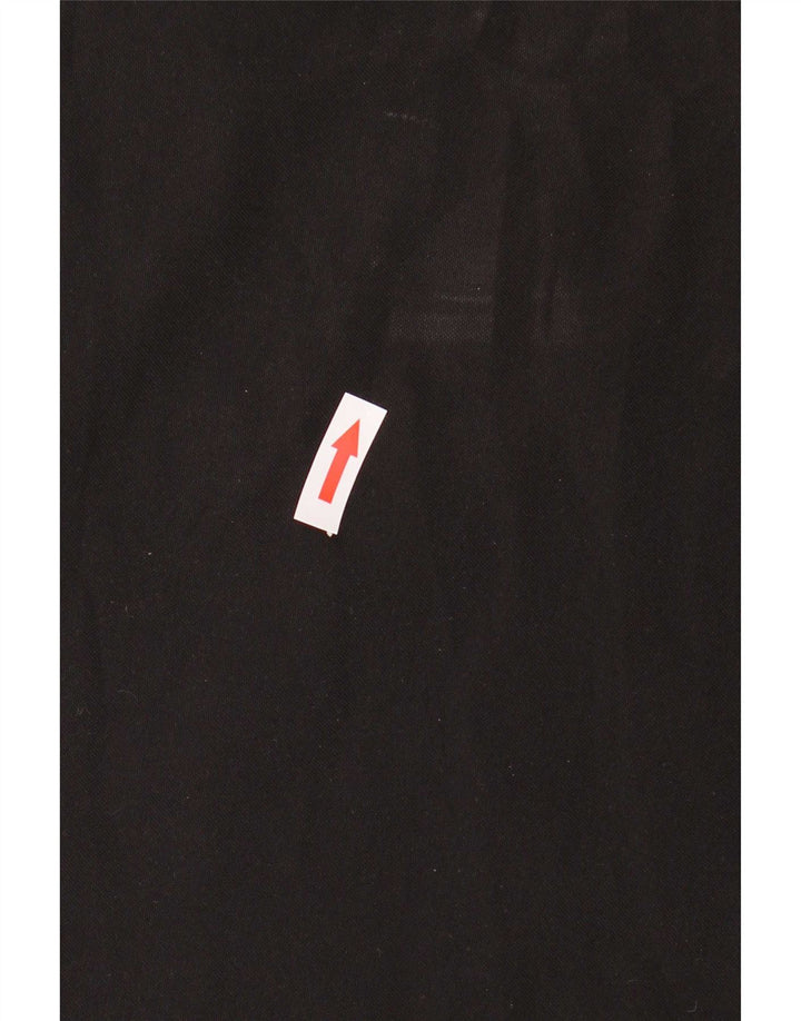Marks & Spencer Pantalón de traje recto para hombre W40 L29 Poliéster negro