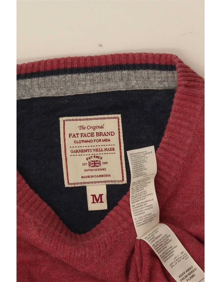 Jersey De Cuello Redondo Para Hombre Fat Face Algodón Rojo Medio