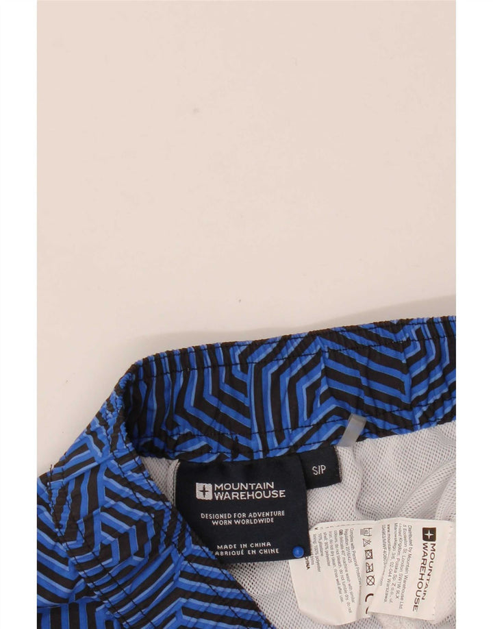 Bañador corto para hombre Mountain Warehouse Small Blue Geométrico Poliéster