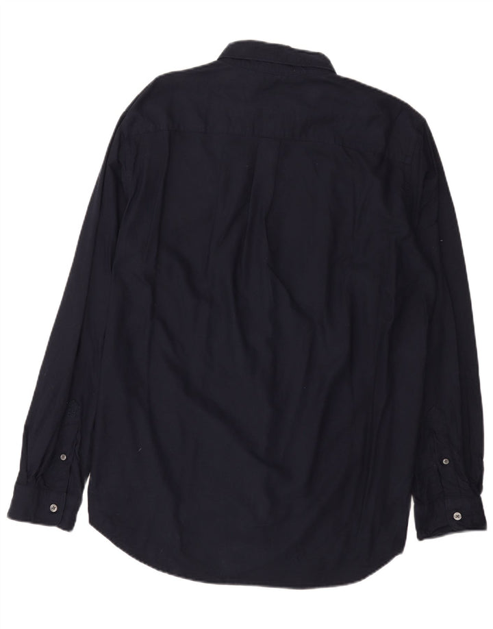 Camisa para hombre French Connection XL Algodón azul marino