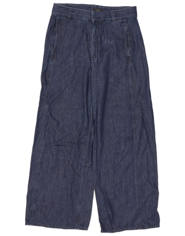 Cos Jeans de pierna ancha y talle alto para mujer EU 40 Medium W34 L30 Algodón azul marino