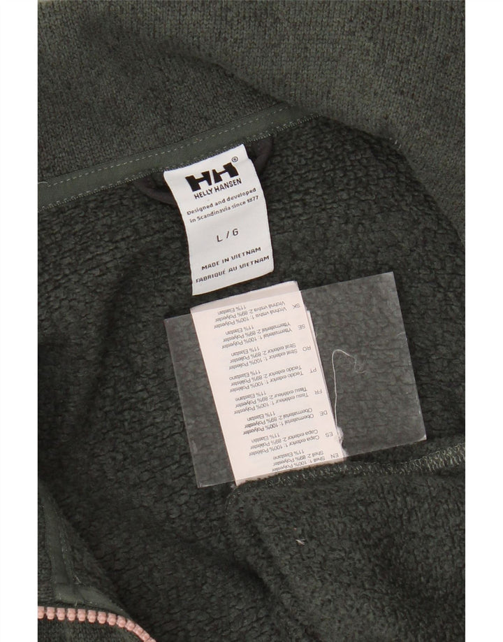 HELLY HANSEN Chaqueta superior de chándal para mujer Reino Unido 46 Grande Verde Colorblock