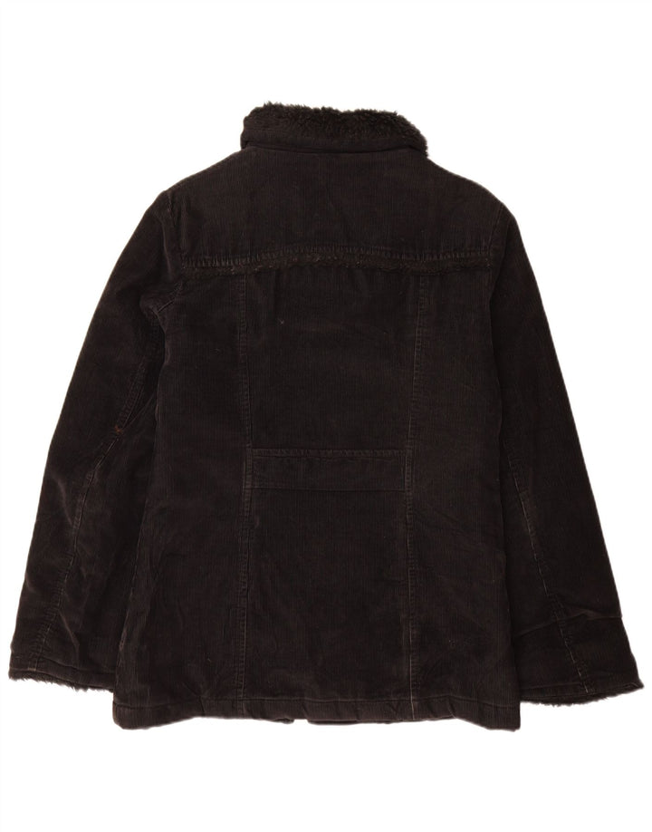 Lee Chaqueta de pana para hombre UK 38 Mediana Algodón negro