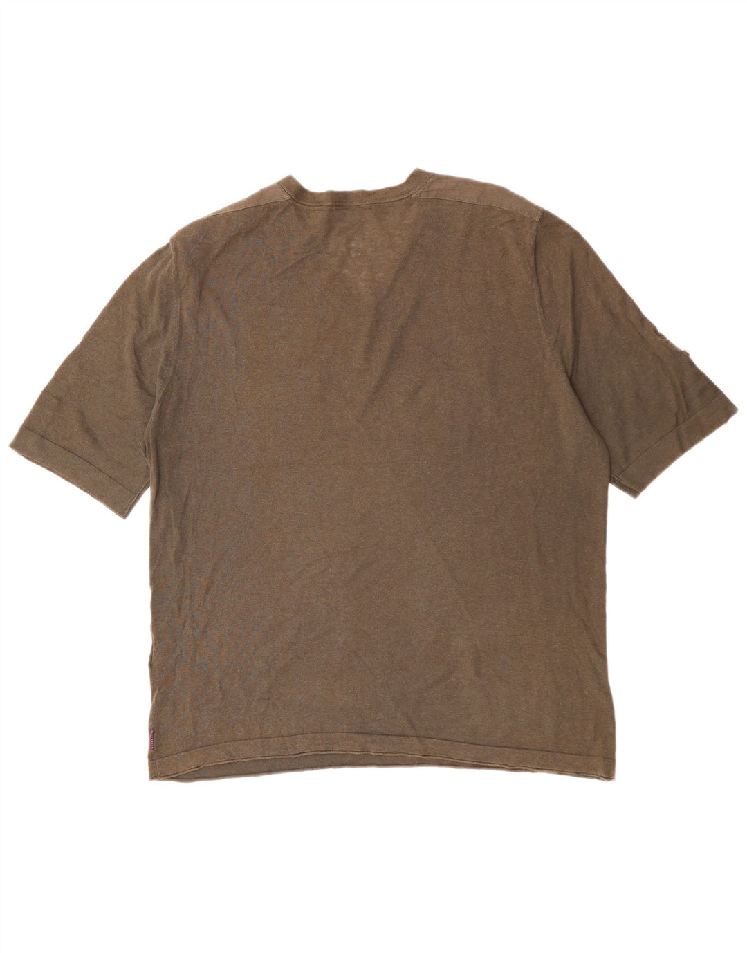 TED BAKER Camiseta para hombre Talla superior 6 2XL Algodón caqui