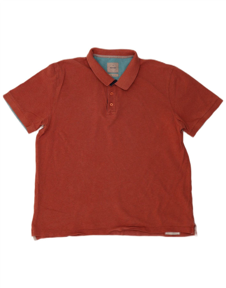 WHITE STUFF Polo para hombre XL Granate Algodón