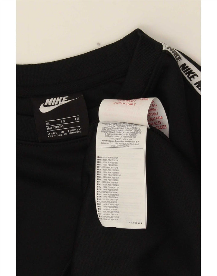 Nike Boys Graphic Sudadera Jumper 13-14 años XL Negro Poliéster