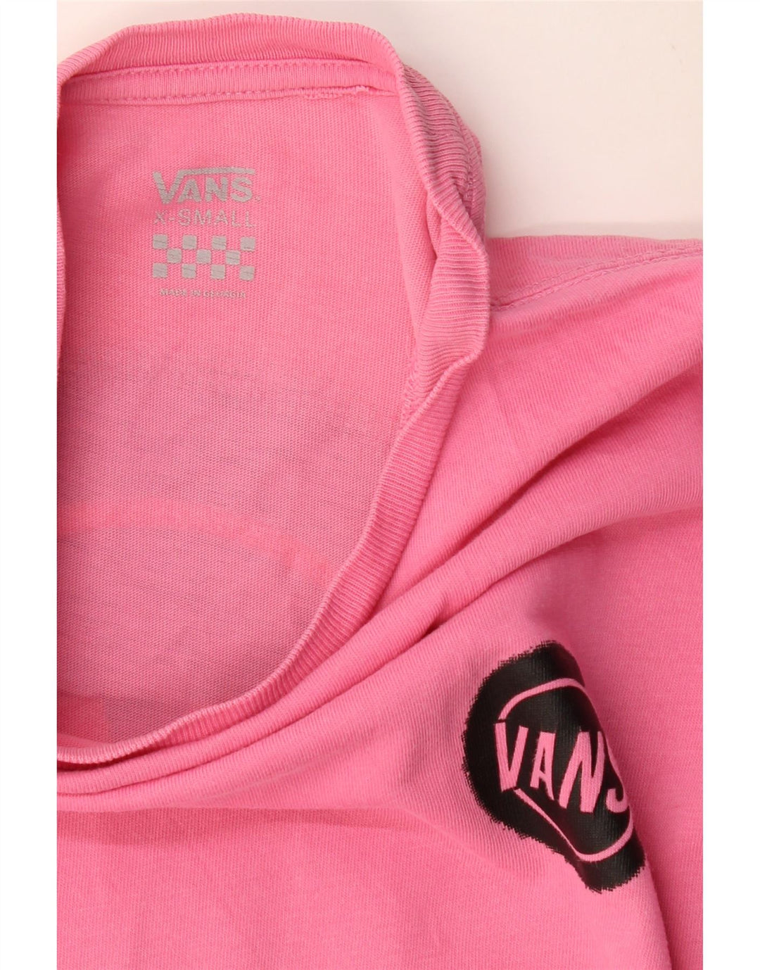 VANS Camiseta gráfica para hombre Top XS Rosa