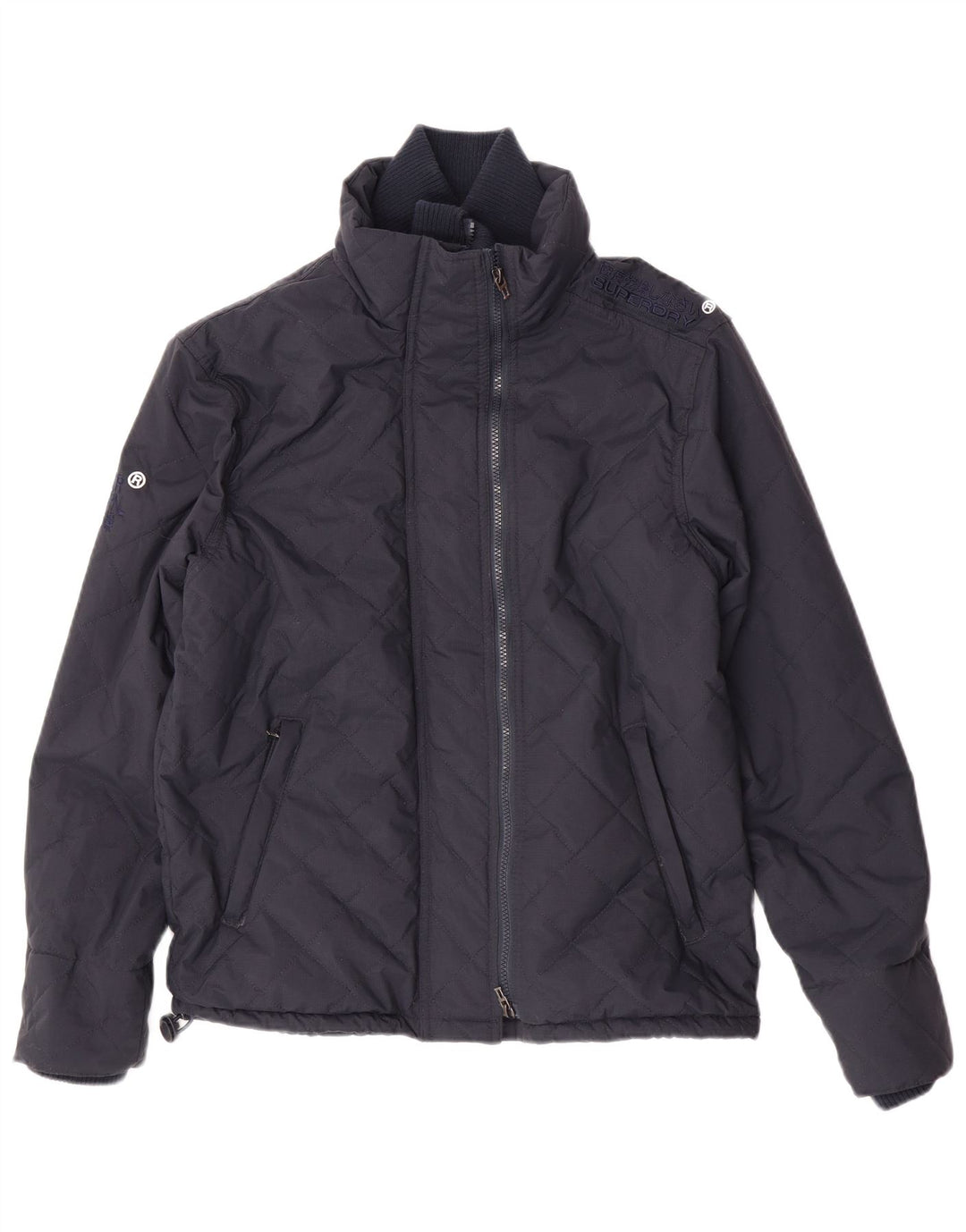 Superdry Chaqueta Acolchada Para Hombre UK 38 Medium Azul Marino Nylon