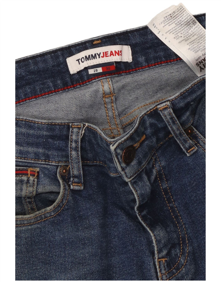 TOMMY HILFIGER Vaqueros ajustados para hombre W28 L30 Algodón azul