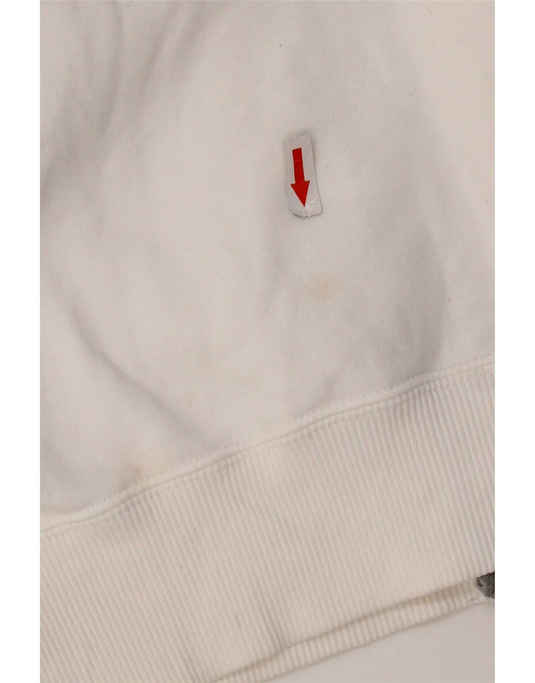 Nike - Chaqueta de chándal gráfica para mujer, talla 40, algodón blanco mediano