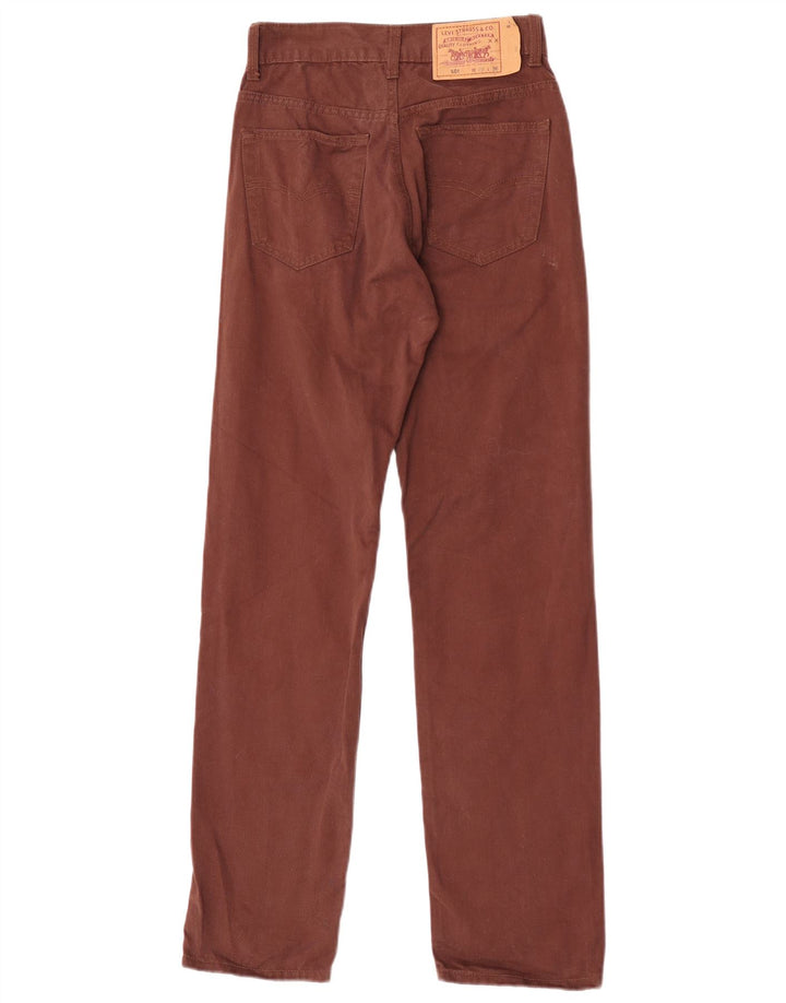 Vaqueros Levi's Mujer 501 Rectos W29 L32 Algodón Marrón