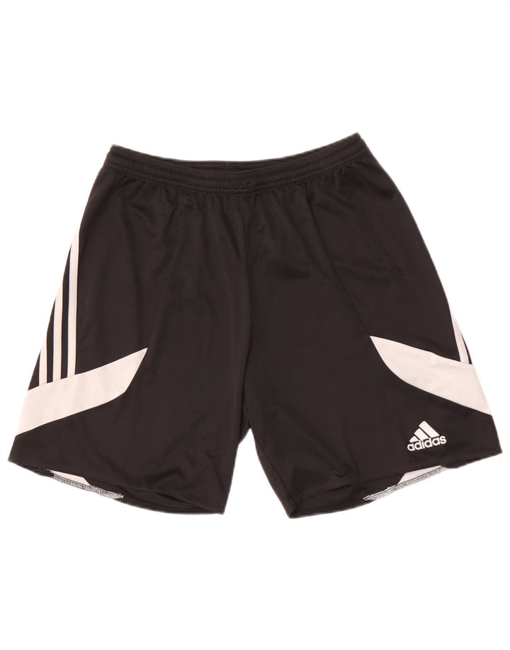 Adidas - Pantalones cortos deportivos para hombre, color negro medio, poliéster