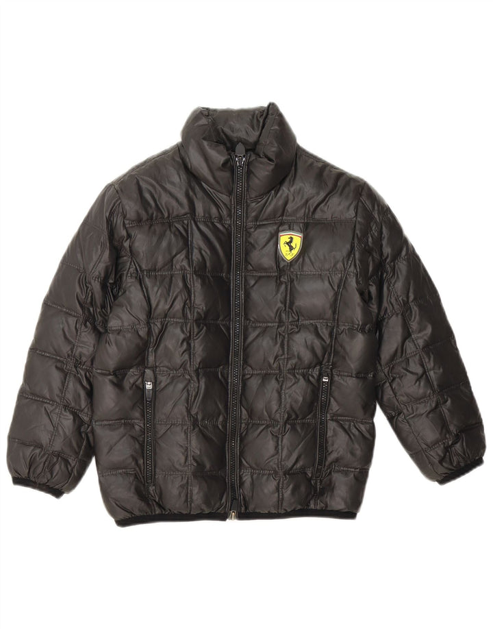 Chaqueta acolchada Ferrari para niño 7-8 años Nylon negro