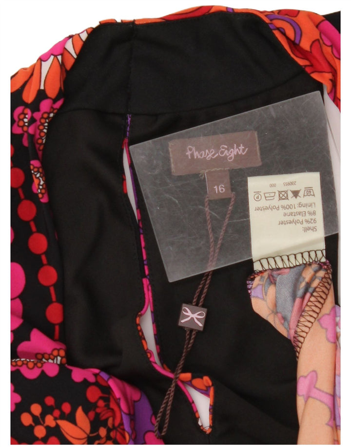 PHASE EIGHT Vestido largo sin mangas para mujer UK 46 Grande Multicolor Floral