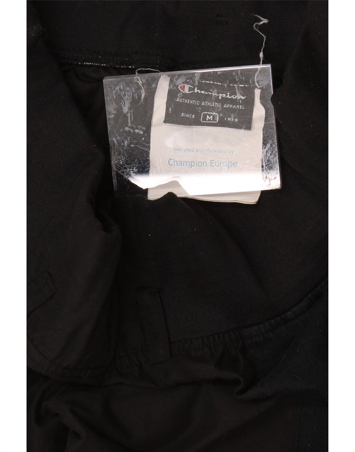 CHAMPION Mens Tracksuit Trousers Joggers Medium Black Polyester Vintage Champion and Second-Hand Champion from Messina Hembry 