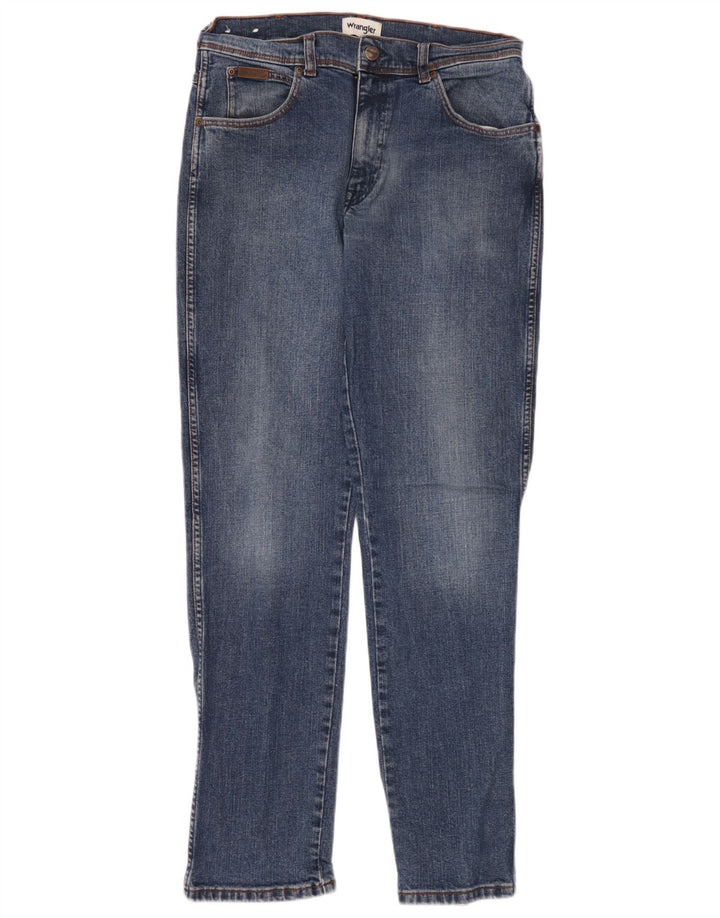 Vaqueros Wrangler Texas Slim para hombre W33 L34 Algodón azul