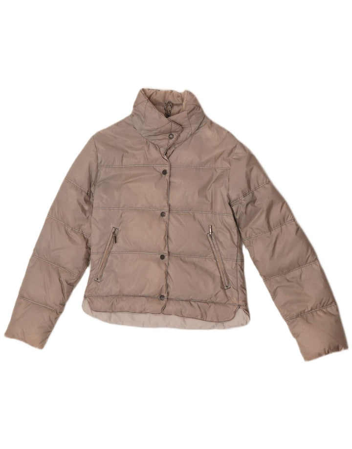 Murphy & Nye Chaqueta acolchada para mujer UK 10 Small Beige Poliamida