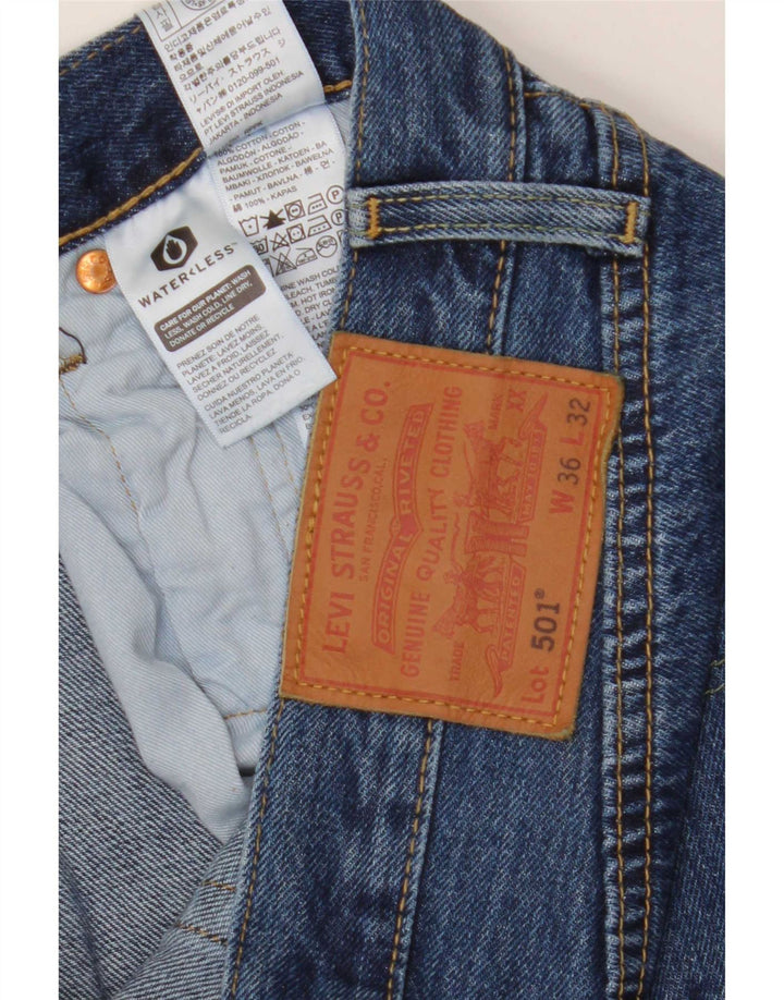 Levi's Mens 501 pantalones cortos de mezclilla W36 algodón azul grande