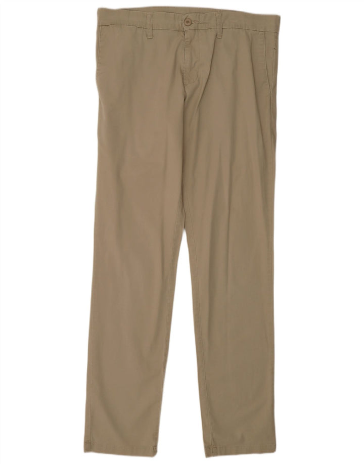 CARHARTT Pantalón chino ajustado para hombre W33 L34 Algodón beige