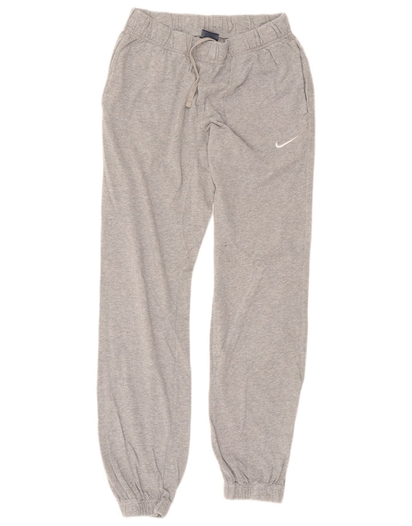 Nike - Pantalones de chándal para hombre, talla pequeña, algodón moteado gris